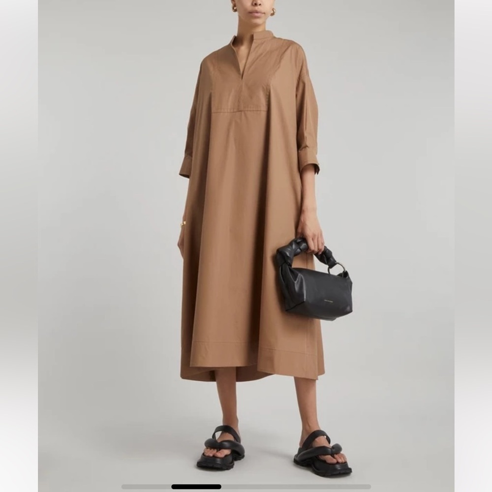 Max Mara Brown Giano Mid-Length Dress NWOT